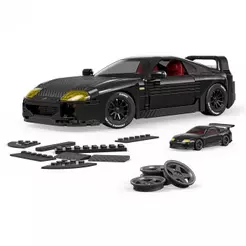 Hot Wheels Brick Shop Elite Carro Toyota 94 Mkiv - Mattel