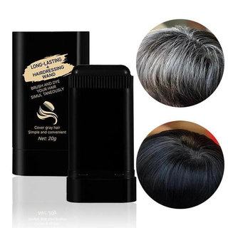 Pente para aplicação de tintura de cabelo, caneta de tintura de cabelo descartável, à prova d'água e resistente ao suor,