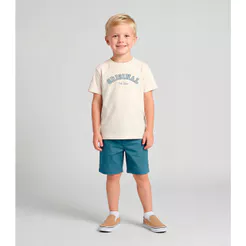 Conjunto Masculino Camiseta com Bermuda Trick Nick Off White