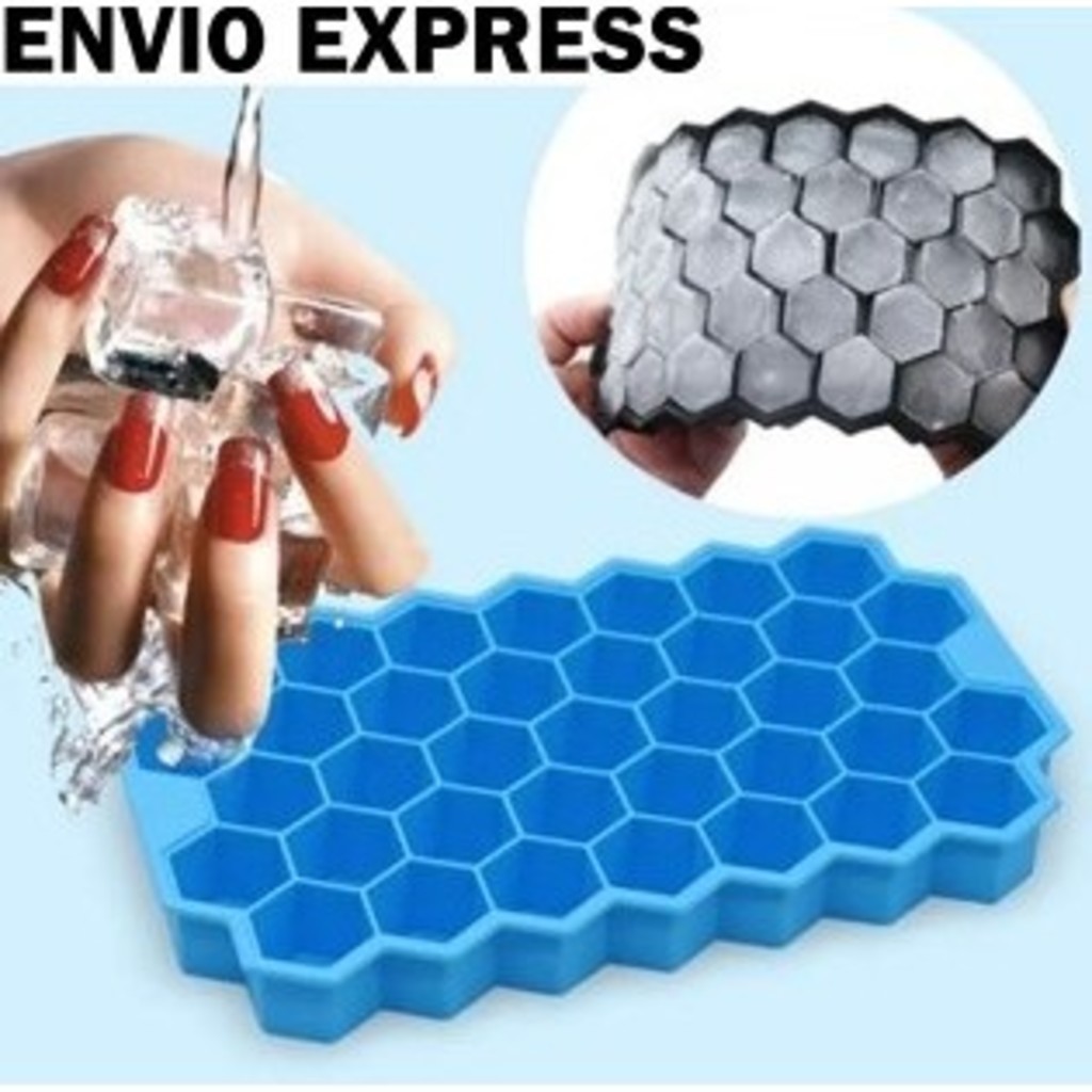 GUI ANA Forma de Gelo Silicone Chocolate Bombom Drink Whisky Top Hexagono Colméia 37 Cavidades