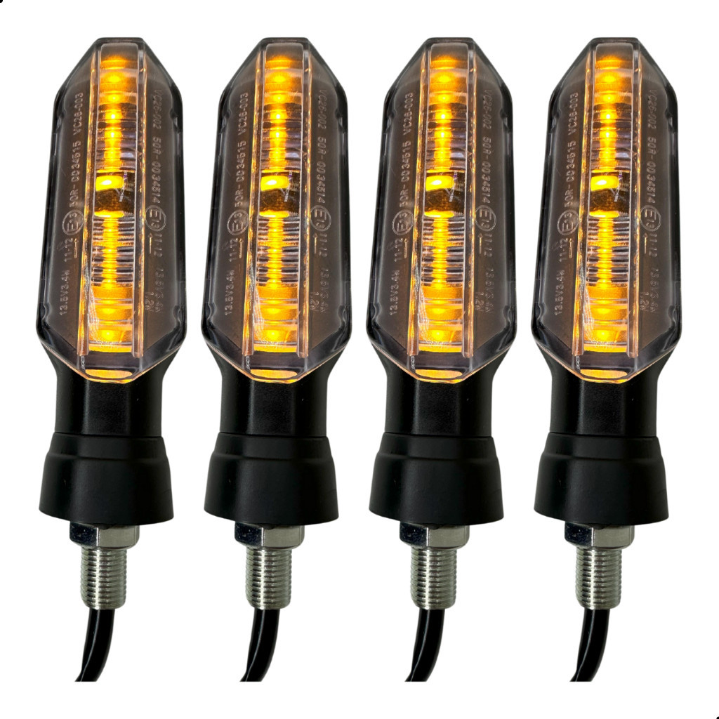Kit 4 ou 2 Pisca Seta Sequencial Led Parafuso 250 Twister Honda Cb Xre Titan Fan Nxr Bros Cbx Yamaha