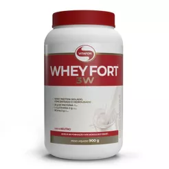 Whey Fort 3W - 900g Neutro - Vitafor