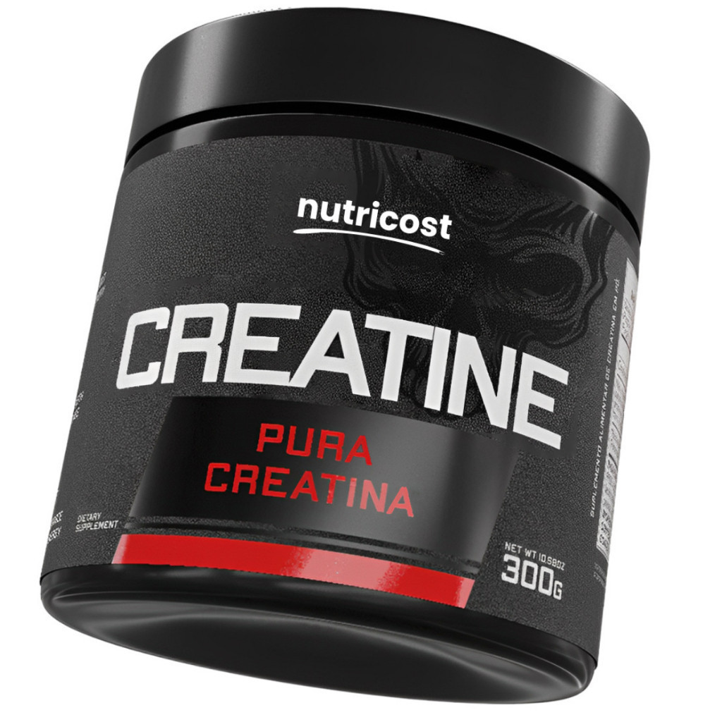 Creatina Monohidratada Pura Nutricost 300g Mais Eficiência Nos Treinos
