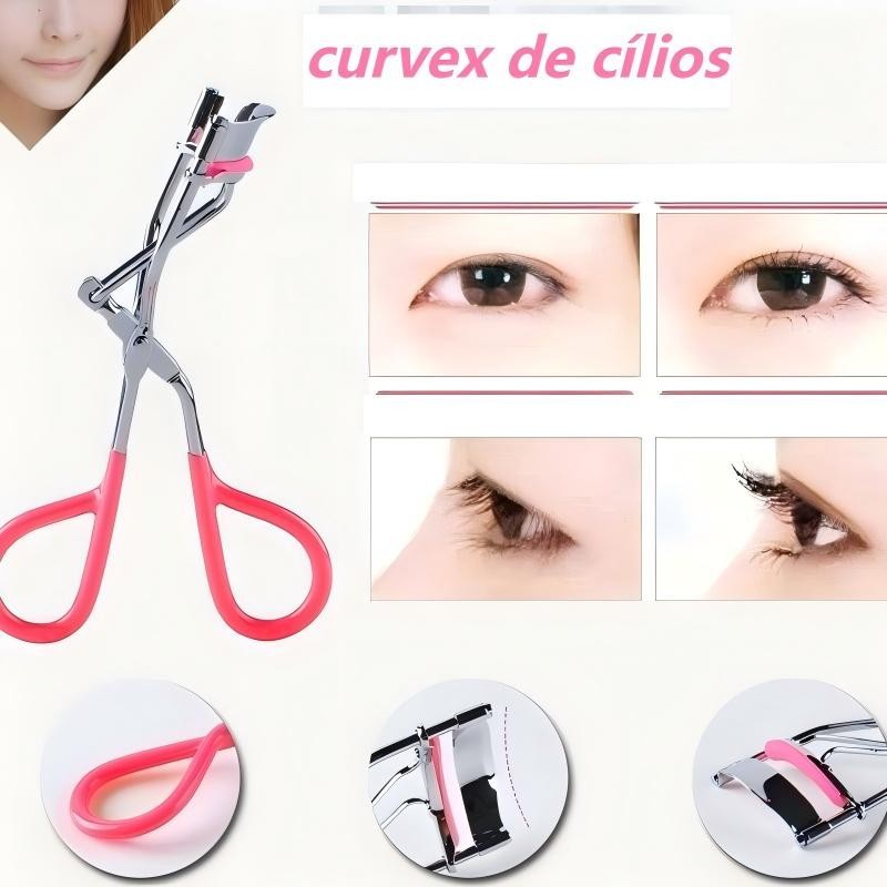 Curvador de cílios curvador de cílios não aperta a pele curvador de cílios portátil