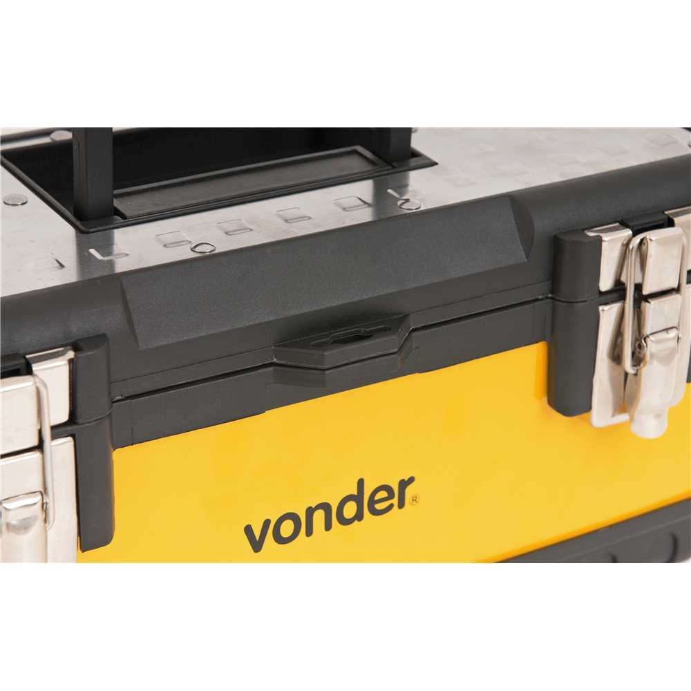 Detalhes do Caixa P/ Ferramentas Plástica/Metálica CMV 0380 Vonder