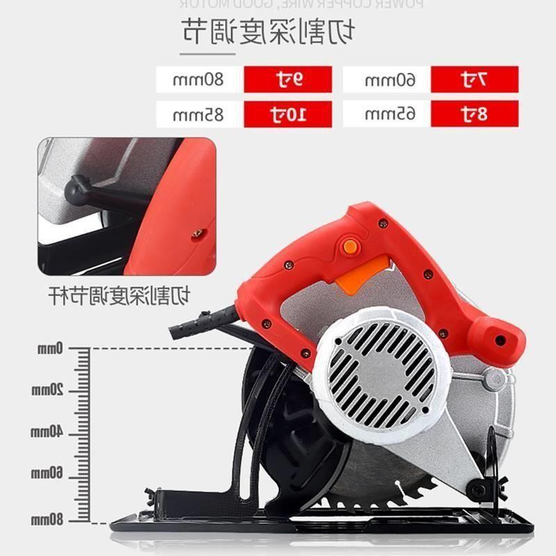 Serra de disco em polegadas 33 cm Serra circular elétrica portátil Serra de disco circular elétrica invertida Serra de d