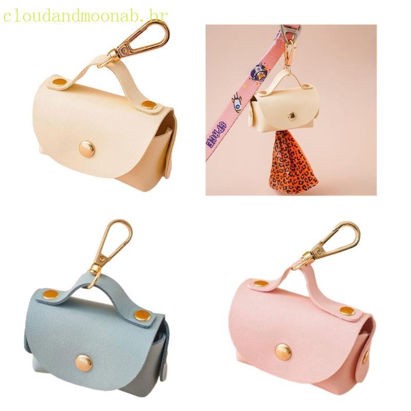 CLO PU Dog Poop Bag Dispenser Outdoor Pet Waste Bolsa Suporte Para Treinamento Cães