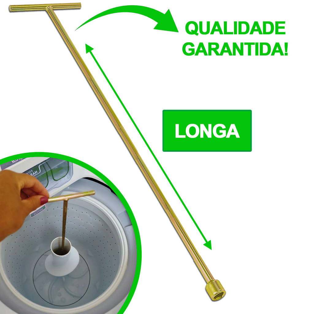 Chave Longa T 10mm soltar parafuso Agitador máquina Consul