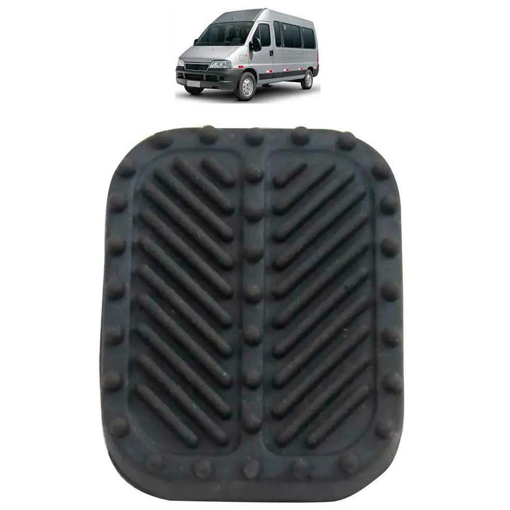 ALMOFADA CAPA BORRACHA PEDAL FREIO OU EMBREAGEM FIAT DUCATO/PEUGEOT BOXER /CITROEN JUMPER 2.8/2.3 1999 A 2017 1314352080