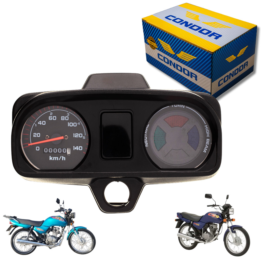 PAINEL COMPLETO INSTRUMENTOS CG 125 89 A 99 HONDA CONDOR em Oferta na Shopee