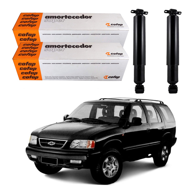 Par Amortecedor Traseiro Cofap Blazer 4.3 1996 A 2000