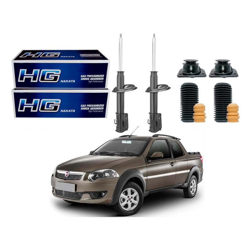 Kit Amortecedor Dianteiro Strada 1.6 2011 A 2017 em Oferta na Shopee