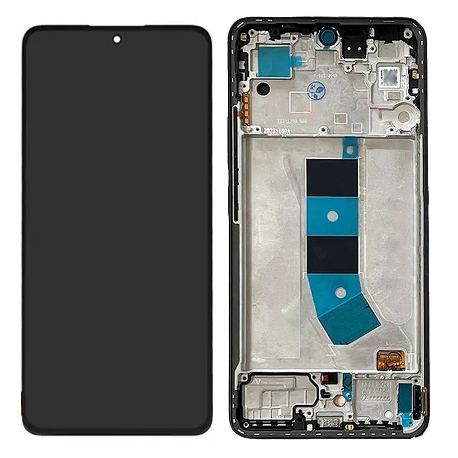 Frontal Display Tela para Redmi Note 13 4g Oled C/aro + Pelicula 3D