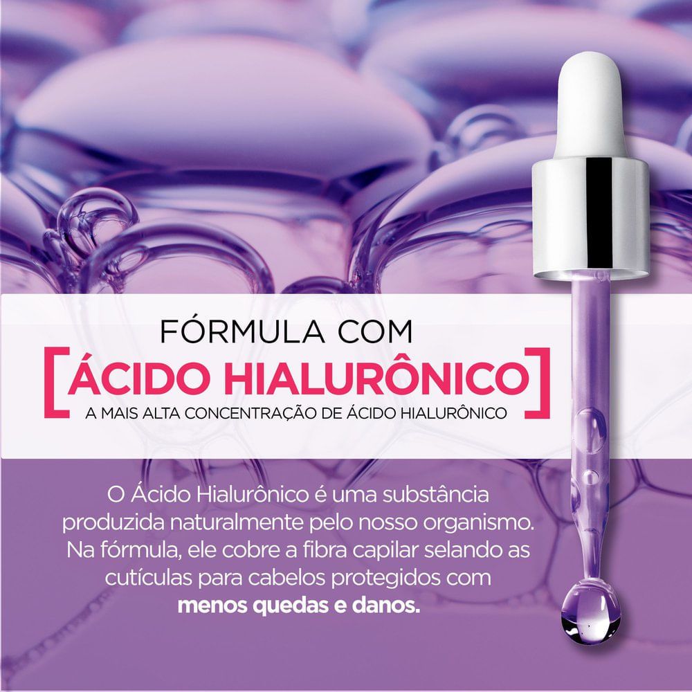 Detalhes do Creme de Tratamento Preenchedor L'Oréal Paris Elseve Hidra Hialurônico, 300g