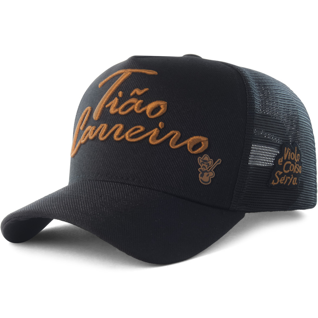 Boné Sacudido's - Tião Carreiro - Preto