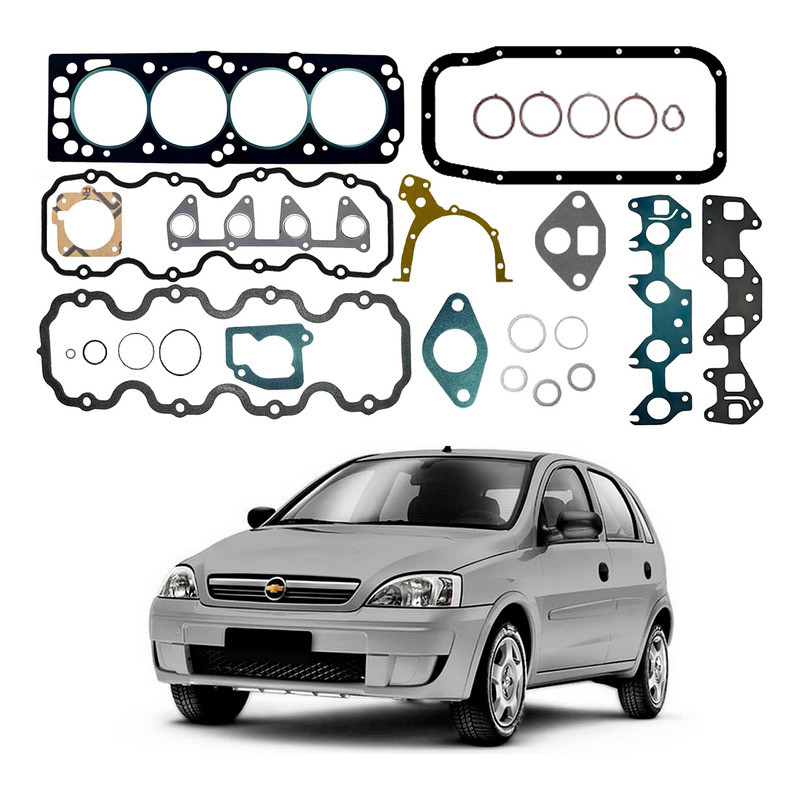 Jogo Junta Motor Sabo Corsa 1.8 2003 A 2009 em Oferta na Shopee