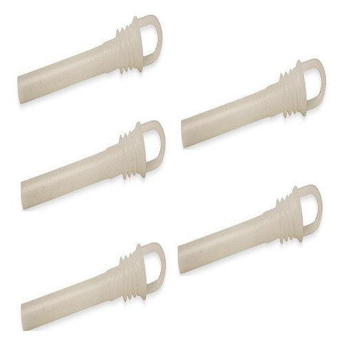 Kit 5 Bicos Chupeta Pingadeira Silicone Refresqueira Suqueira IBBL