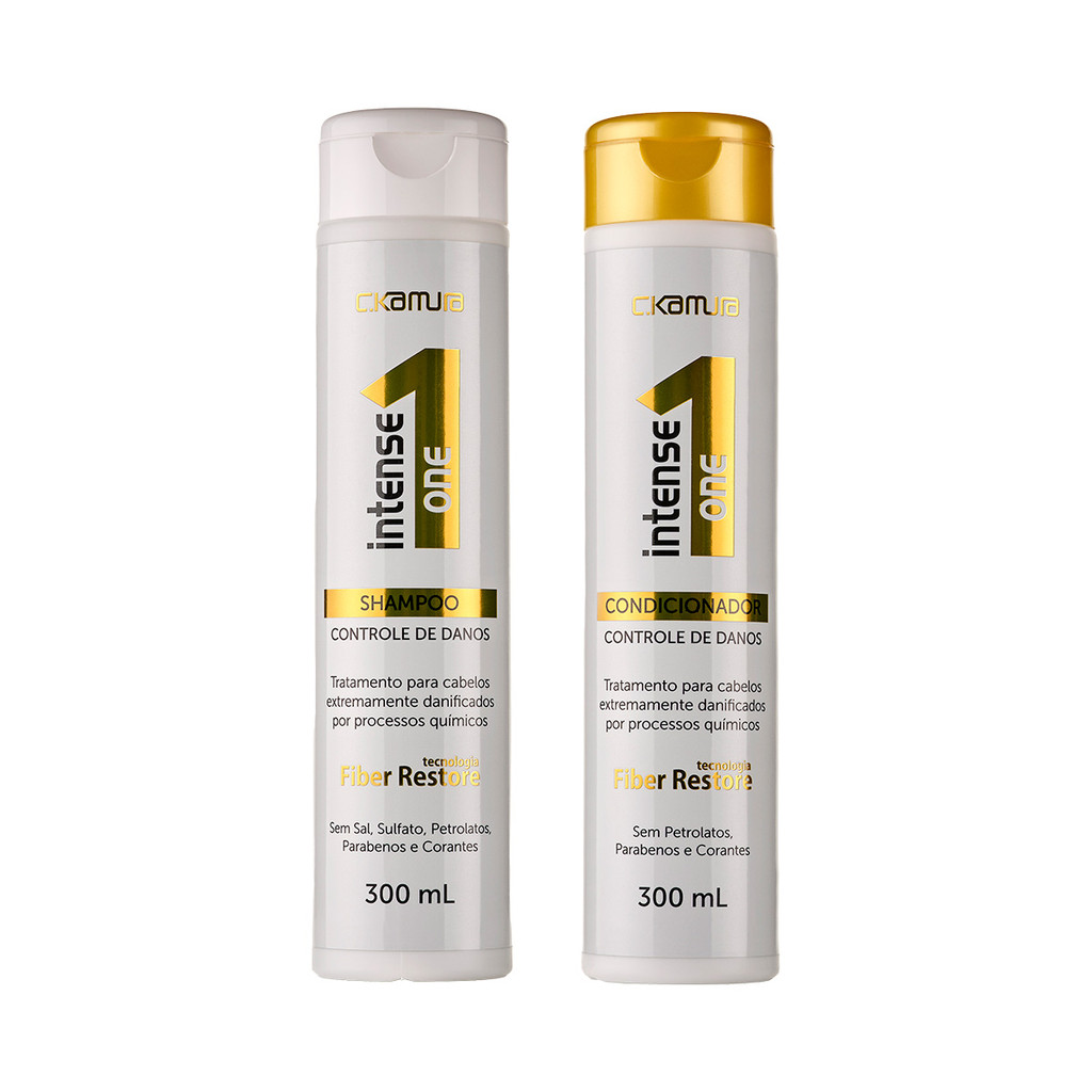 Kit C.Kamura Intense One 24K Shampoo com Condicionador  em Oferta na Shopee