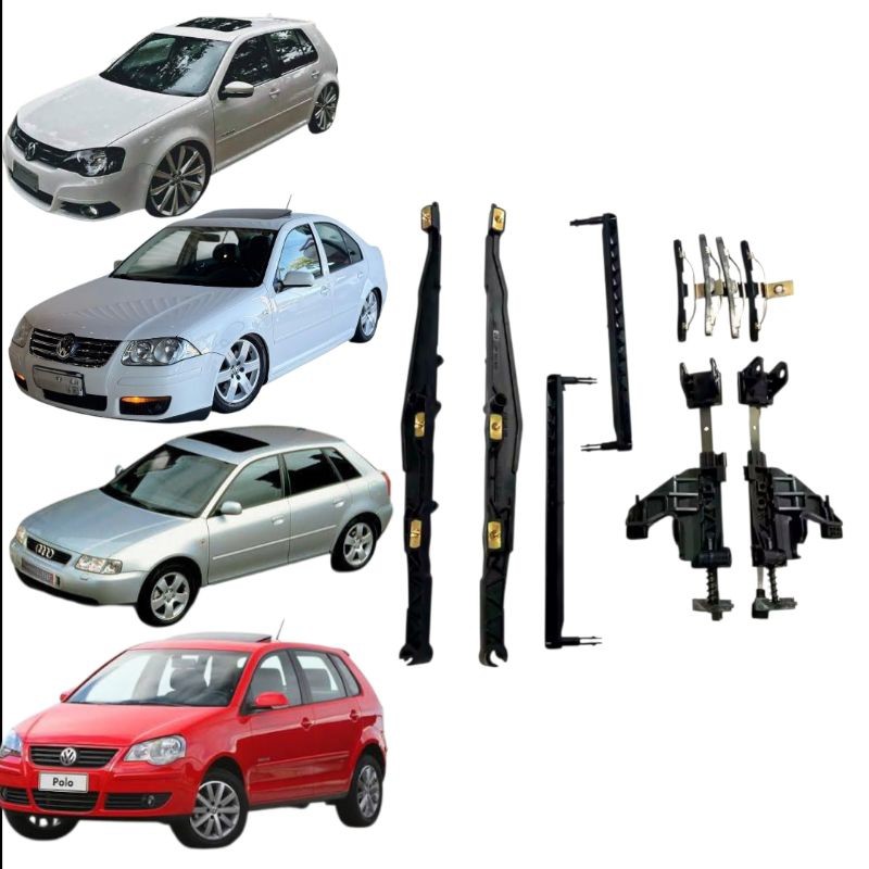 Guia suporte deslizante Reparo Teto Solar Audi Golf Jetta Passat Tiguan New Beetle Touareg A3  A4 TT Trilho Deslizante
