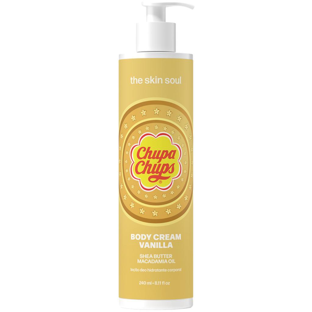 The Skin Soul Loção Deo Hidratante Corporal Chupa Chups Vanilla 240ml