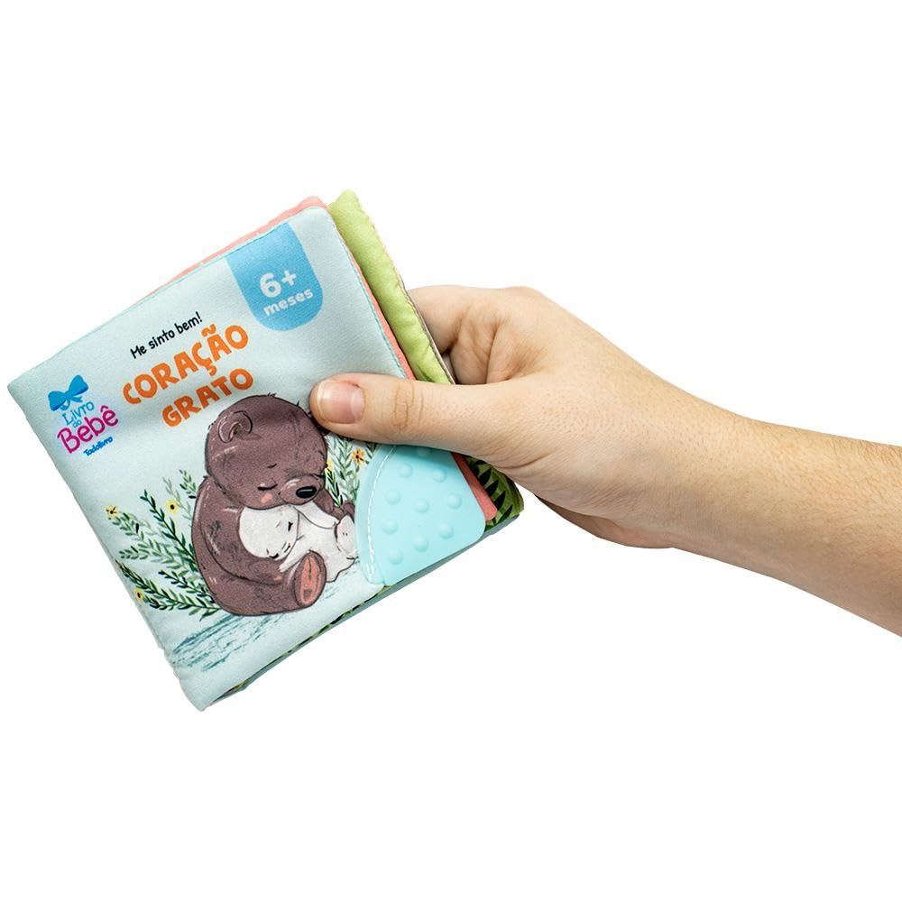 Me Sinto Bem | Coração Grato | Livro de Pano · foto 2