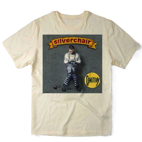 Camiseta Algodao Silverchair Cemetery Banda de Rock Alternativo Grunge Unissex