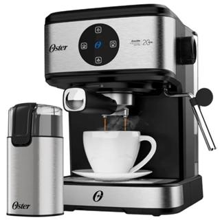 Kit Espresso Oster - Cafeteira Double e Moedor de Café Elétrico Inox 110V em Oferta na Shopee