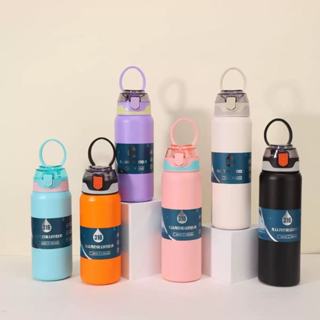 Garrafa Térmica Com Canudo 800ml espacial Quente & Frio Com Isolamento Térmico De Grande Capacidade em Oferta na Shopee