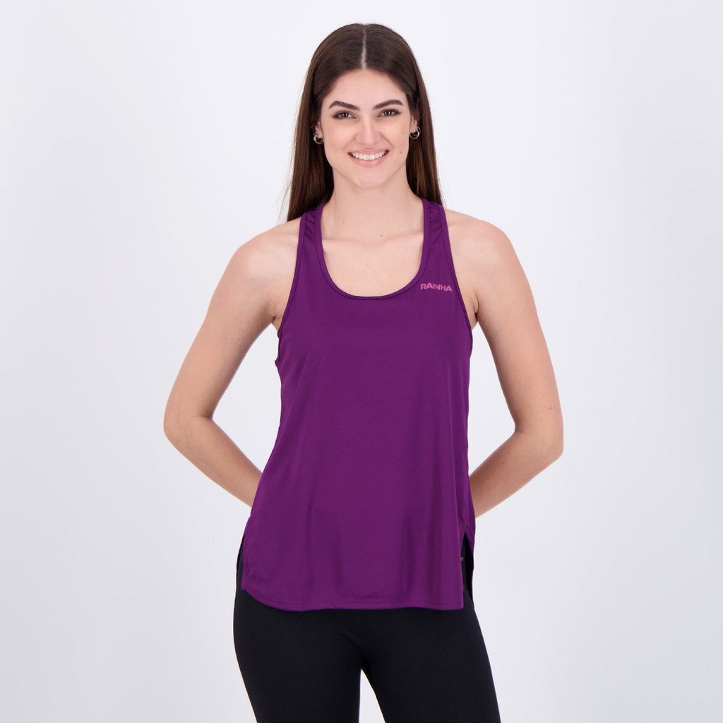 Regata Rainha Gym II New Feminina Roxo em Oferta na Shopee