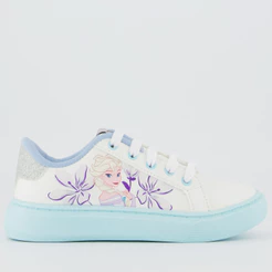 Tênis Disney Frozen Elsa Classic Infantil Branco