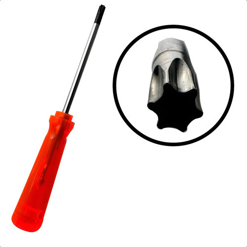 Chave Torx T15 4" Bestfer Cromo Vanádio Cabo Ergonômico Laranja Chave Fenda Estrela Profissional Ferramenta Manual