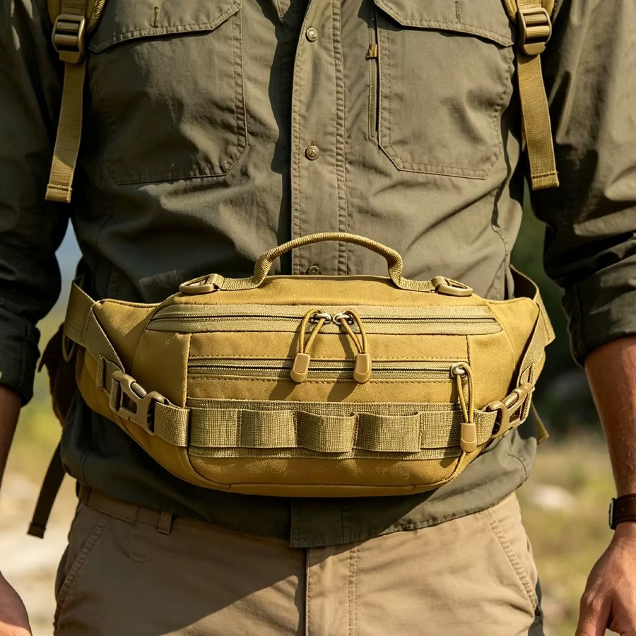 Pochete Tática Militar Multifuncional Impermeável Pesca