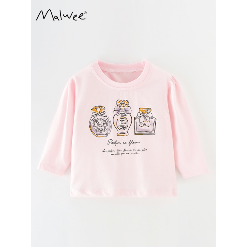 Meninas de manga comprida camiseta primavera outono topos puro algodão bordado outono crianças bebê camisa de fundo roup