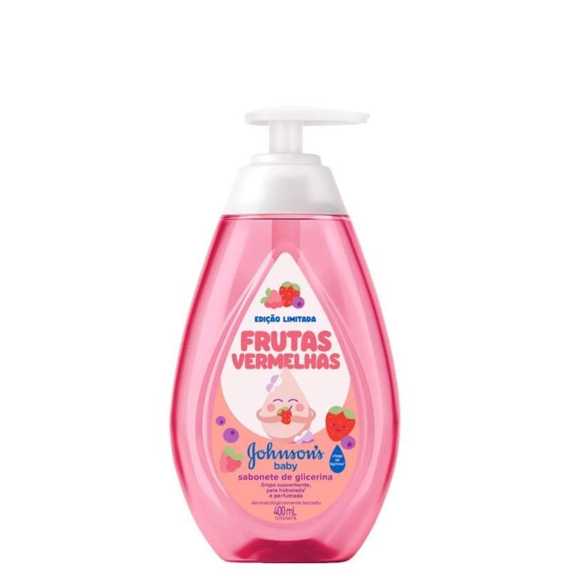 Sabonete de Glicerina Johnsons Baby Frutas Vermelhas 400ml