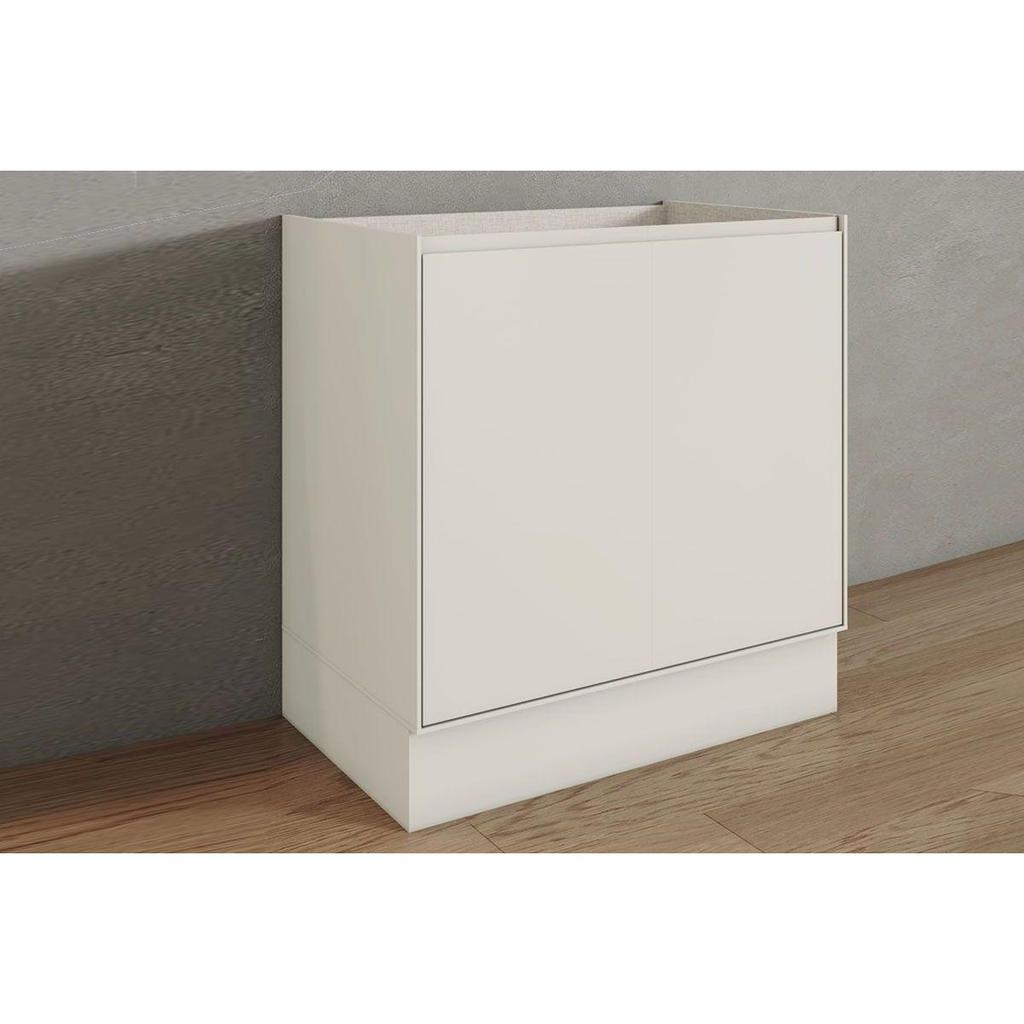 Balcão Cozinha Henn Fineze 2 Portas 80cm Areia