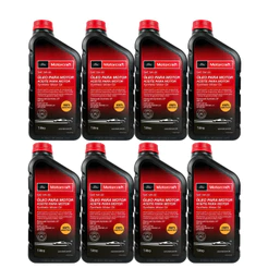 Kit 8L 5W30 FORD API SP Motorcraft 100% Sintetico Original + Etiqueta Revisão Original Ford