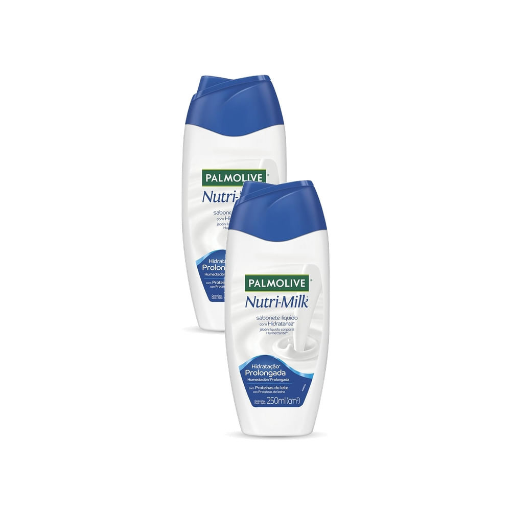 Kit 2 Sabonete Líquido Palmolive Nutri-Milk Hidratante com 250ml