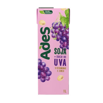 Ades Bebida de Soja Uva TP 1L
