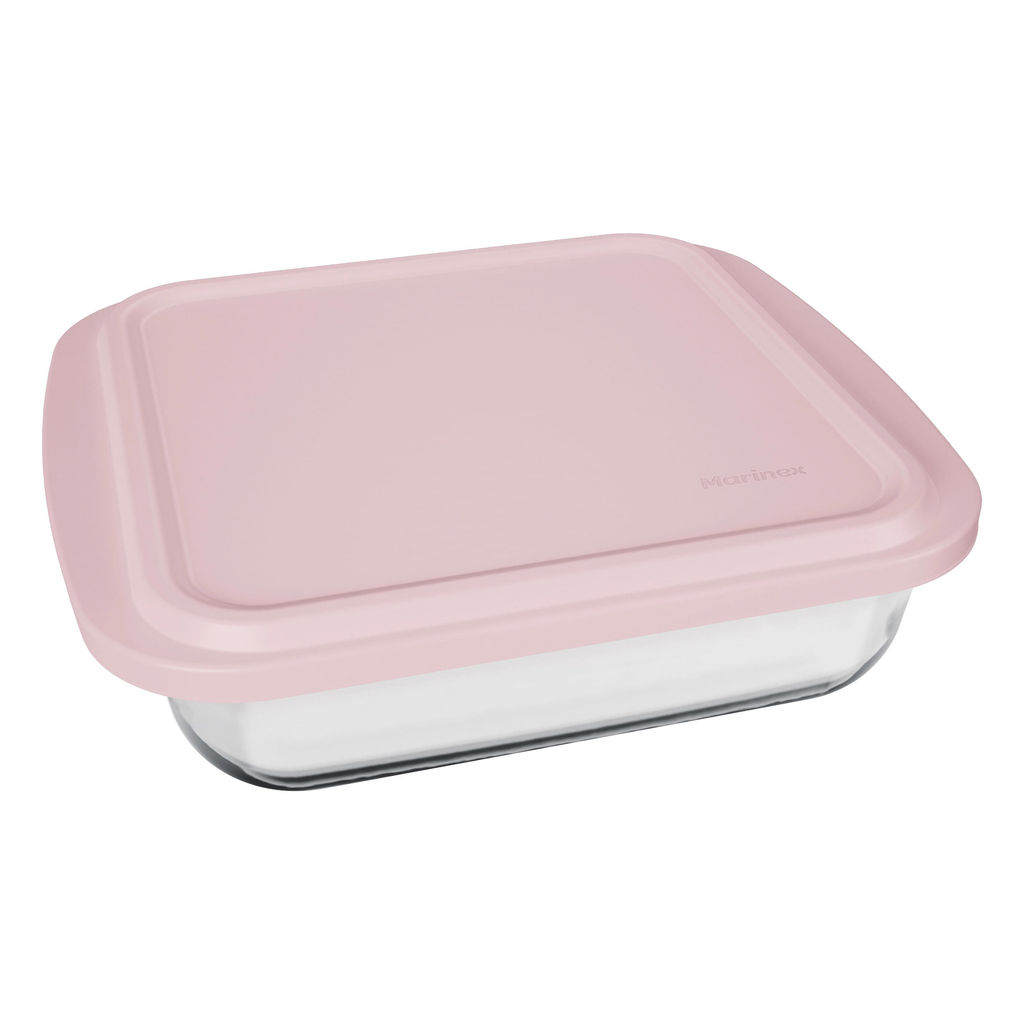 🛍️ Assadeira Nadir Marinex em Vidro Quadrada com Tampa 1,1L - Item Sortido