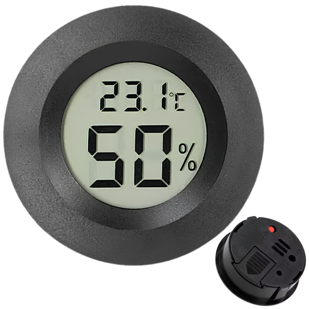 Mini Termômetro E Higrômetro Digital Lcd Alta Precisão Filamentos 3D Monitorar