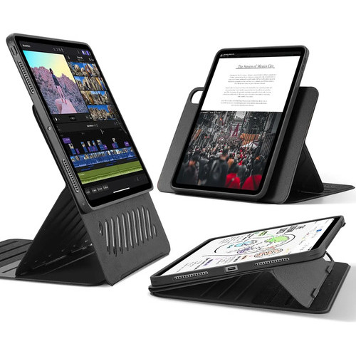 Capa Estojo iPad Pro 13 M5 M4 2025 2024 ESR Shift Magnetic 360 Preto Suporte Láp