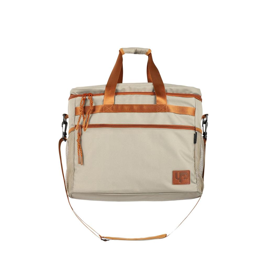 Lancheira de Transporte Pet Up4you Grande Transversal com Bolso 4 Peças para Viagem - Bege