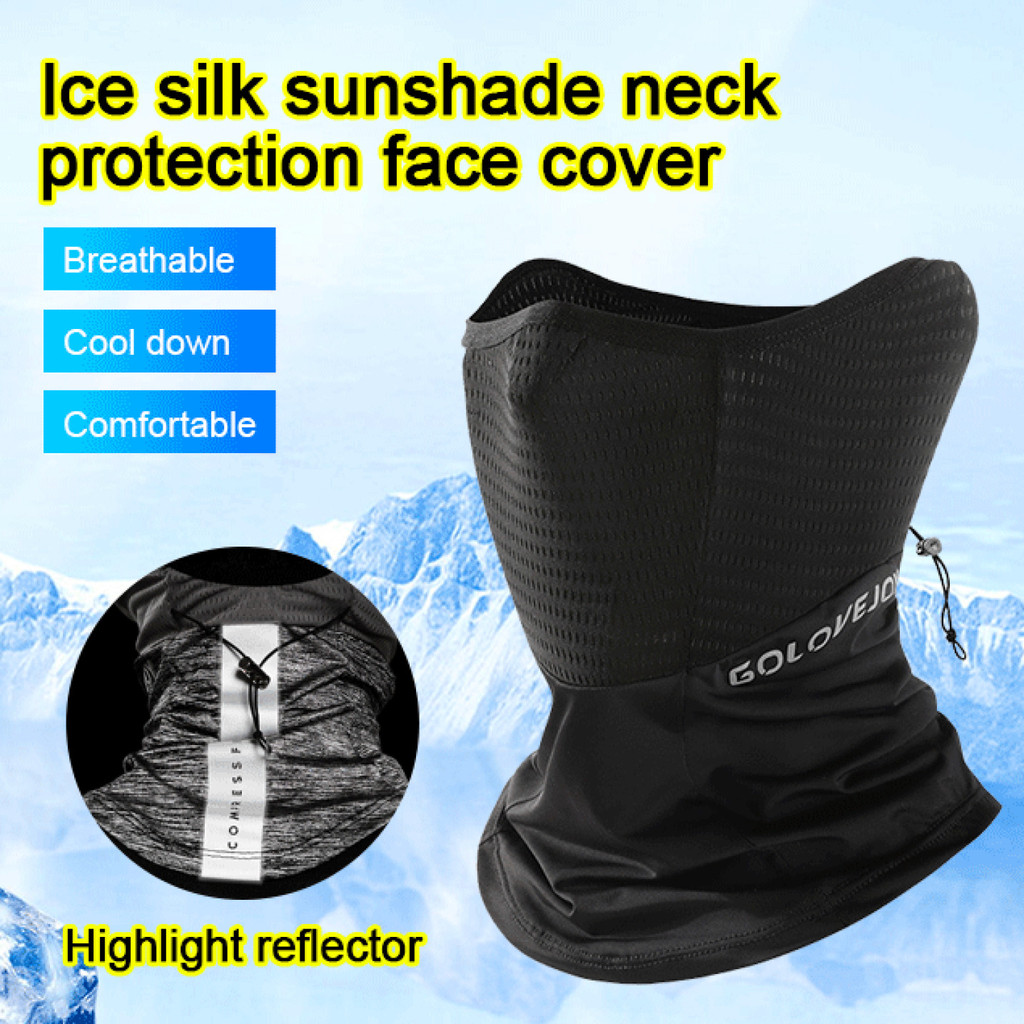 [Leve e Confortável] PF50+ Sunprotective Headband com Design de Gancho para Ouvidos/Protetor Solar/Lenço Esportivo