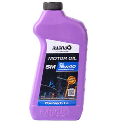 Óleo De Motor 15W40 API SM Semissintético Radnaq 1 Litro