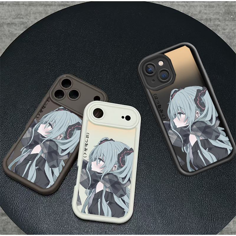 Capa de silicone macia Hatsune Miku Singer para Samsung Galaxy A57 A17 A07 A56 A16 A06 A27 A55 A54 A54 A53 A15 A14 A35 A