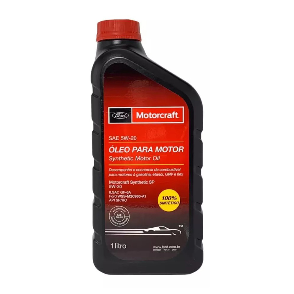 Óleo do Motor Motorcraft 5W20 API SP 100% Sintético 1L