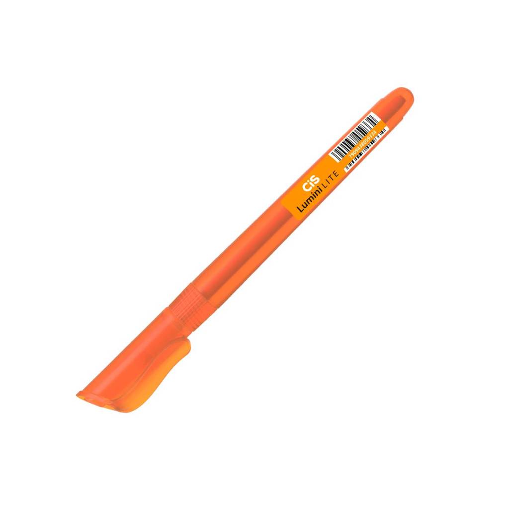 Pincel marca texto Lumini Lite Laranja Cis