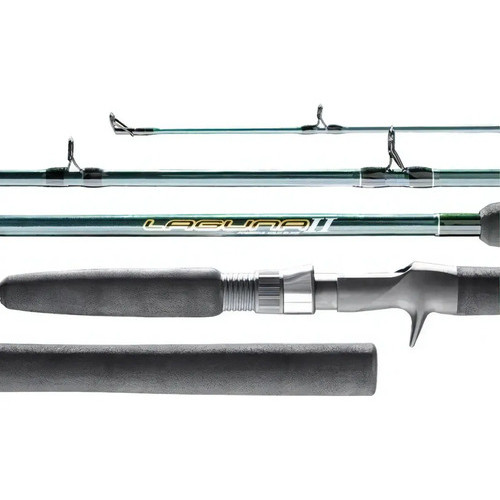 Vara Pesca Marine Sports Laguna II C601MH 1,83m 15-30lbs Carretilha Inteiriça Fibra Vidro Ação Média Rápida EVA · foto 2