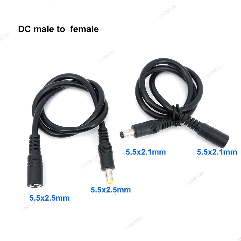 7A 12v DC Macho Para Fêmea Fonte De Alimentação Conector De Extensão Cabo Plug Adaptador De Fio Câmera De Tira led 5.5X2