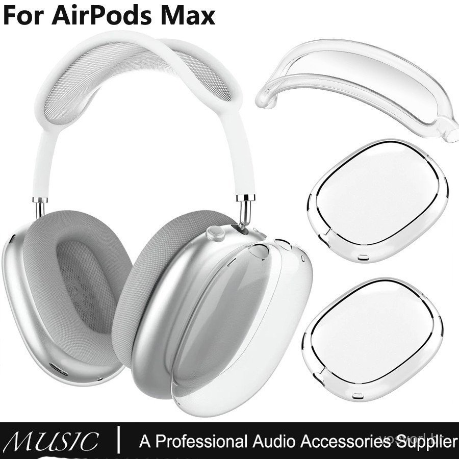 Para Fones De Ouvido AirPods Max , Protetor De Capa Transparente